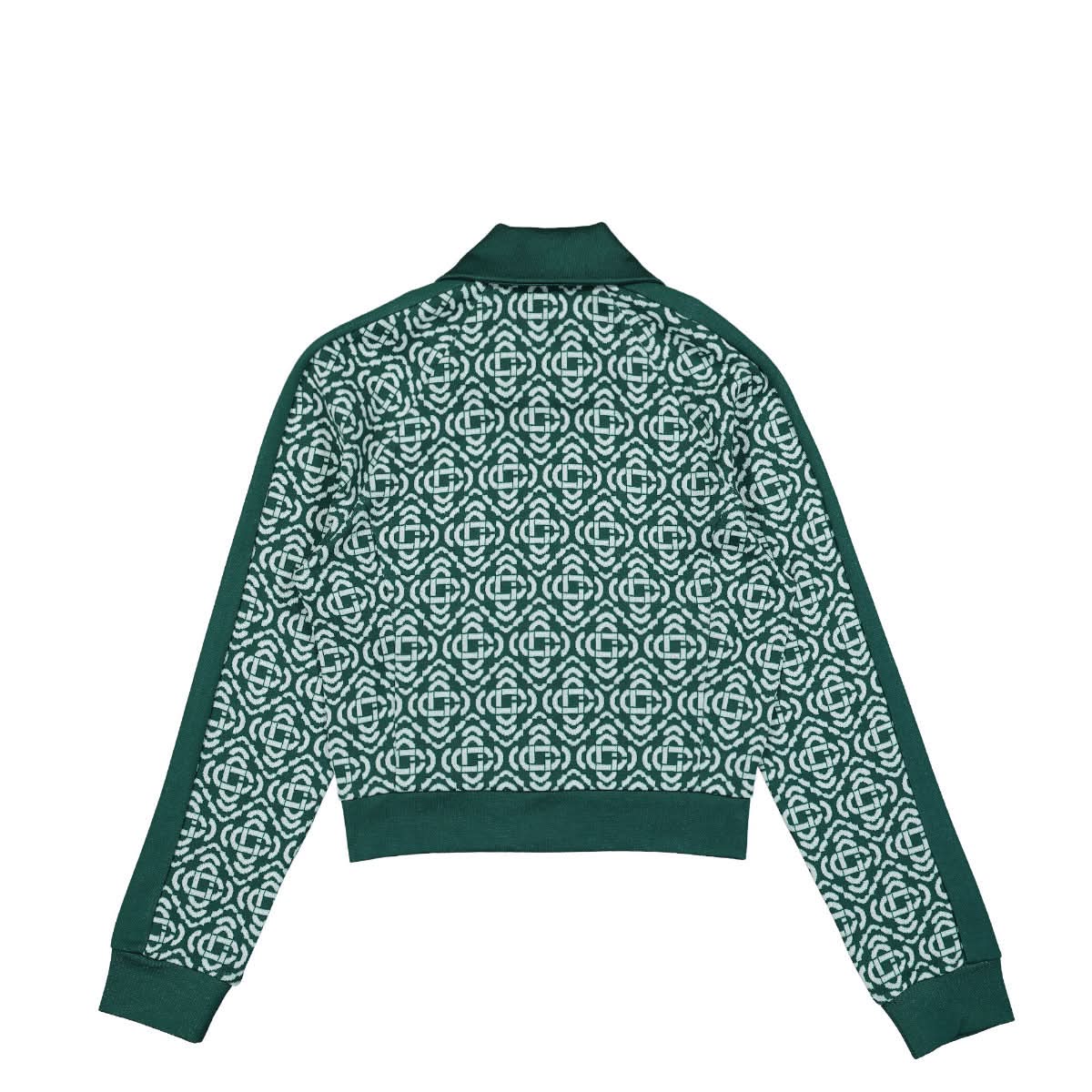 Casablanca Monogram Track Top Green Detail view 1 | Gate