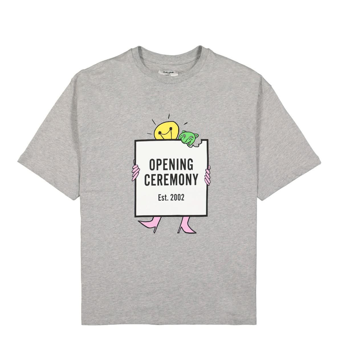 Opening Ceremony Lightbulb Box Logo Reg. T-Shirt Grey Detail view 1 | Gate