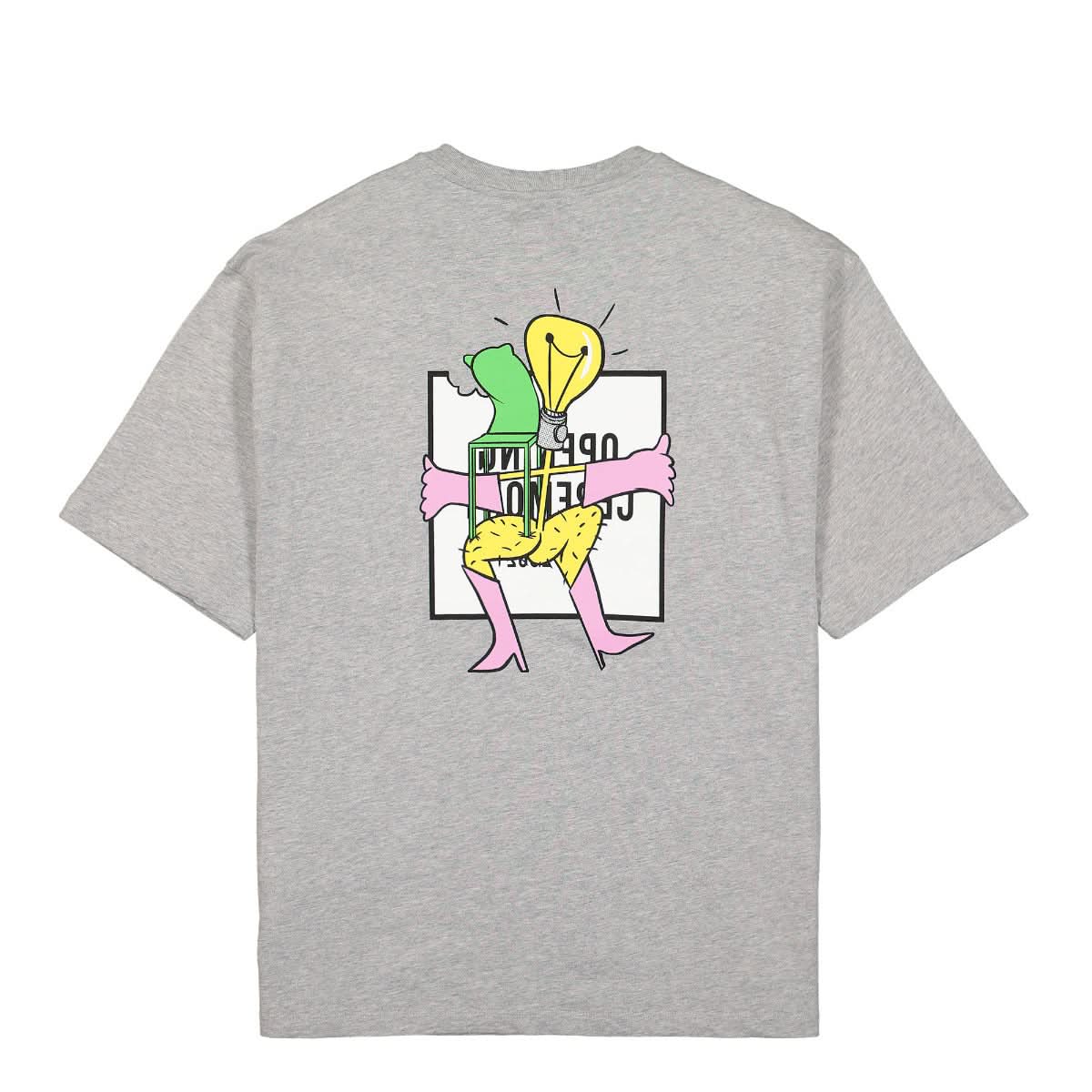 Opening Ceremony Lightbulb Box Logo Reg. T-Shirt Grey Detail view 2 | Gate