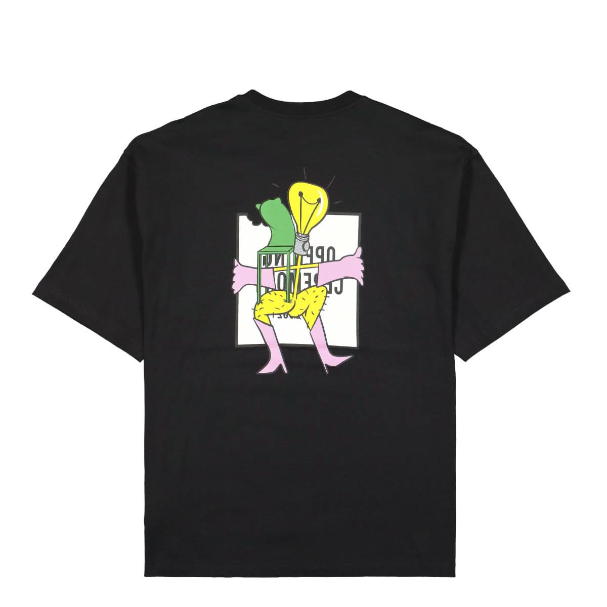Opening Ceremony Light Bulb Box Logo Red. T-Shirt Black Detail view 2 | Gate