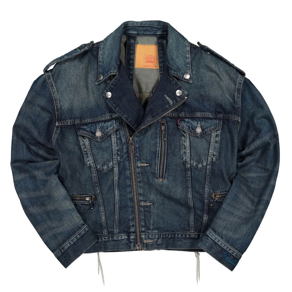 Facetasm Jacket Blue Detail view 1 | Gate