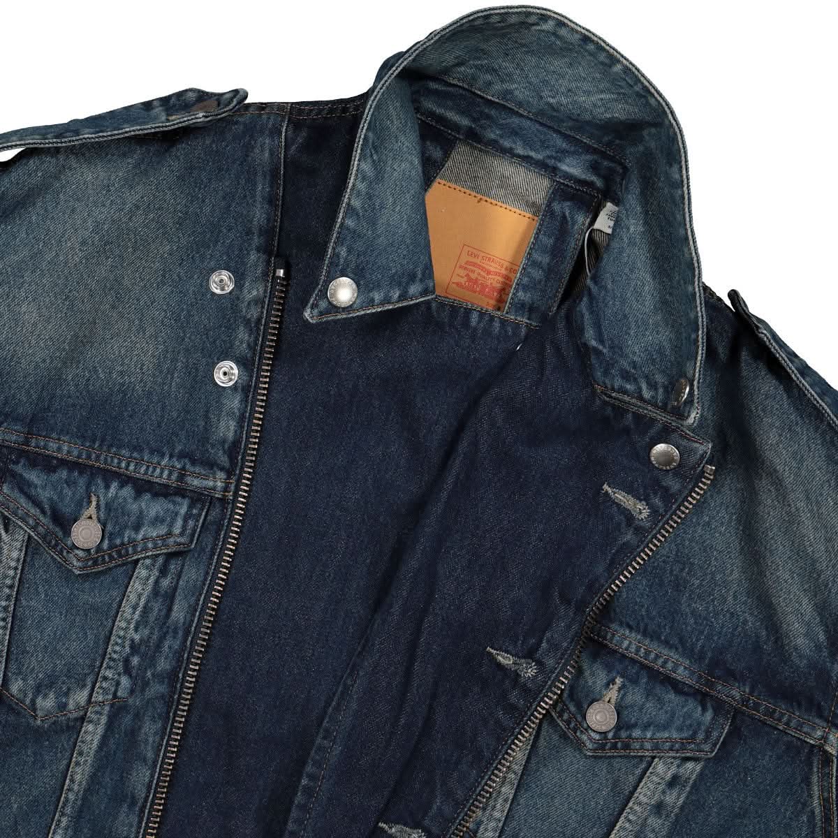 Facetasm Jacket Blue Detail view 3 | Gate