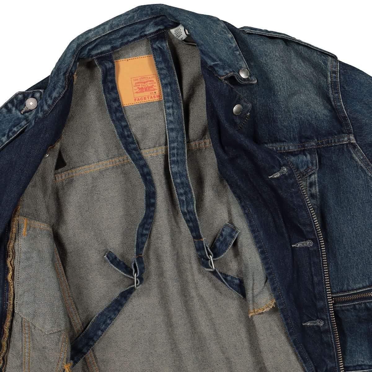 Facetasm Jacket Blue Detail view 5 | Gate