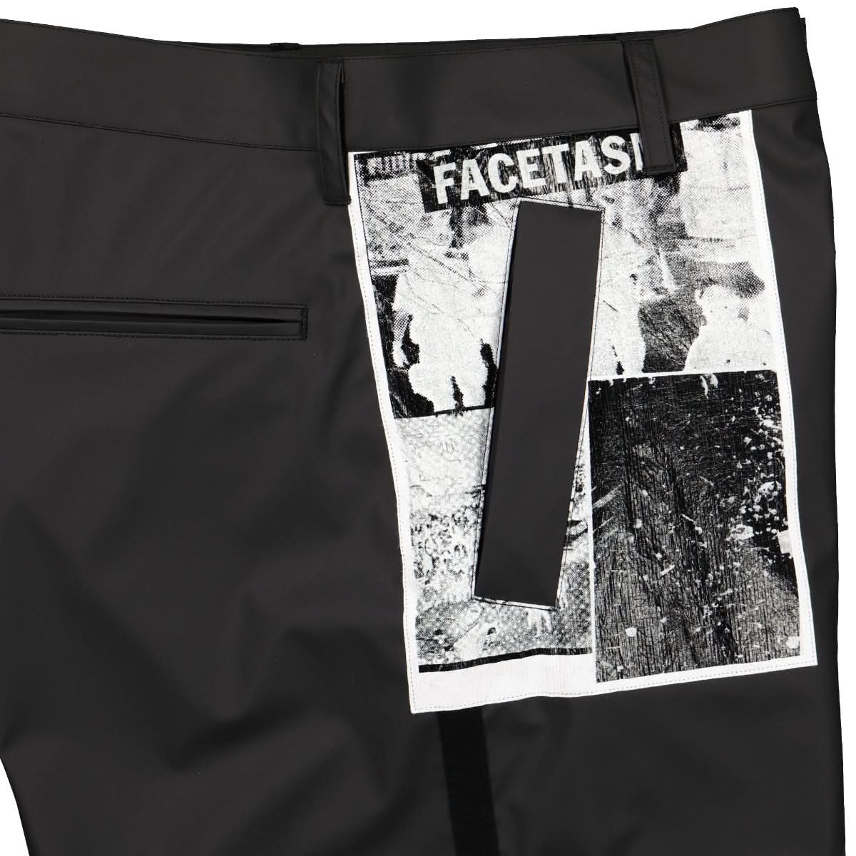 Facetasm Pants Black Detail view 4 | Gate