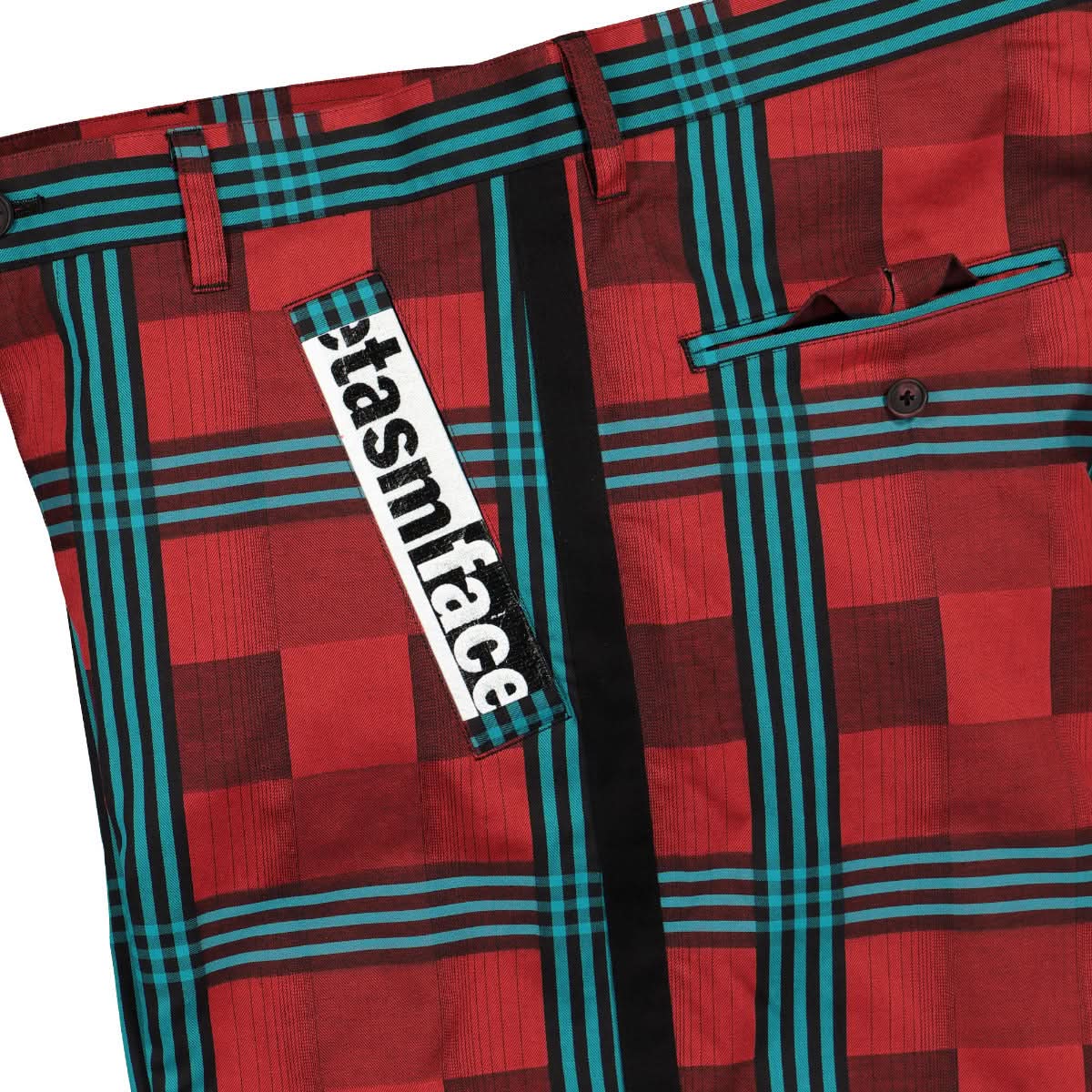 Facetasm Pants Red Detail view 4 | Gate
