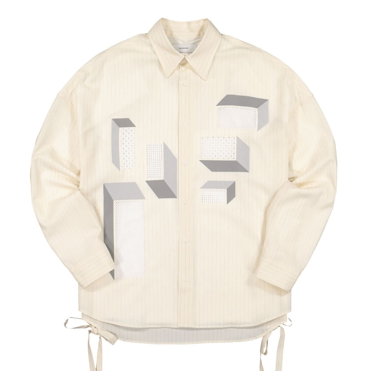 Facetasm Shirt White Detail view 1 | Gate