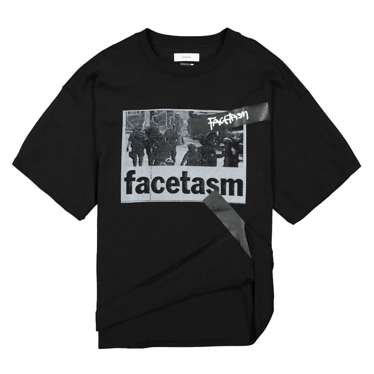 Facetasm T-Shirt Black Detail view 1 | Gate