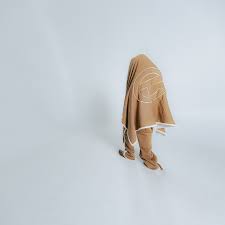 Telfar Brand Banner image of a person in a brown fit