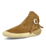 Visvim Gila Moc Trainer Mid II-Folk W Camel Loafers & Lace Ups 320102002008 Detail View 4 | GATE