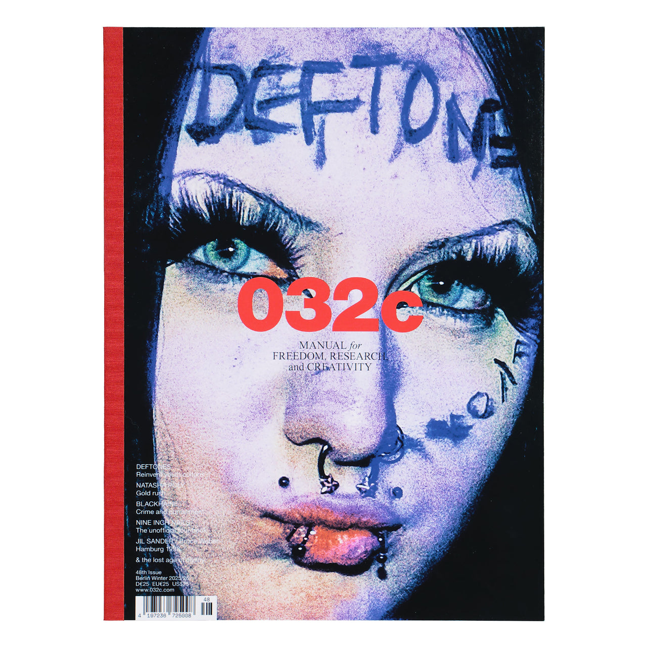 032c Magazine 48th Issue - Winter 2025/26 - Deftones Cover Multicolor Magazines 032C48THDC Detail View 1 | GATE