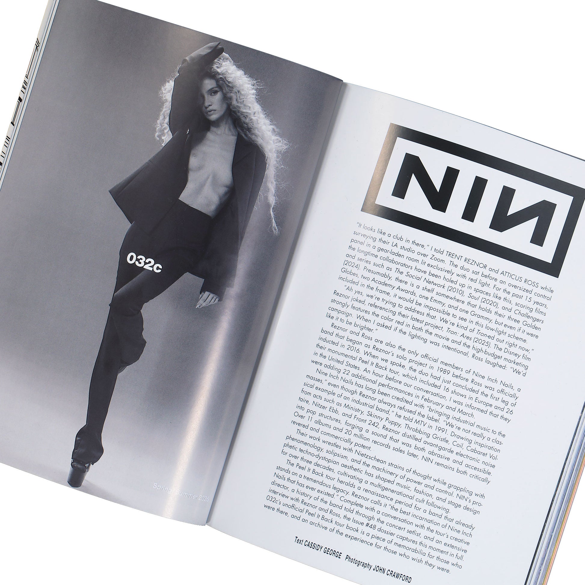 032c Magazine 48th Issue - Winter 2025/26 - Deftones Cover Multicolor Magazines 032C48THDC Detail View 3 | GATE