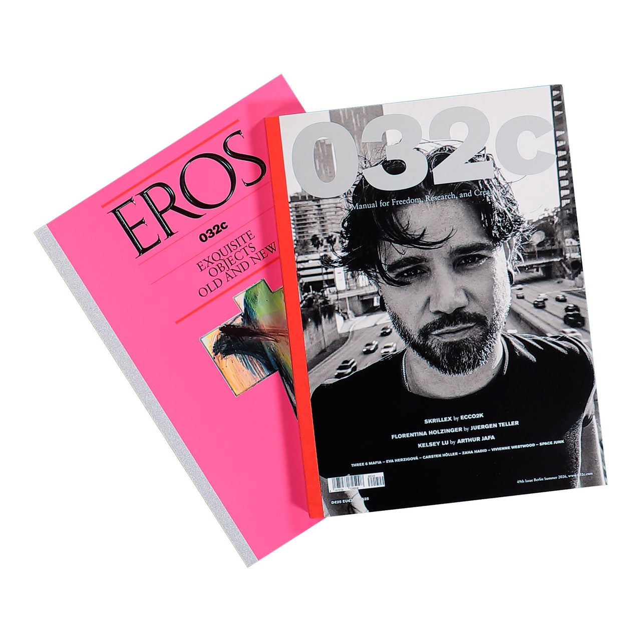 032c Magazine 49th Issue - Summer 2026 - Skrillex Cover Multicolor Magazines 032C49THSC Detail View 1 | GATE