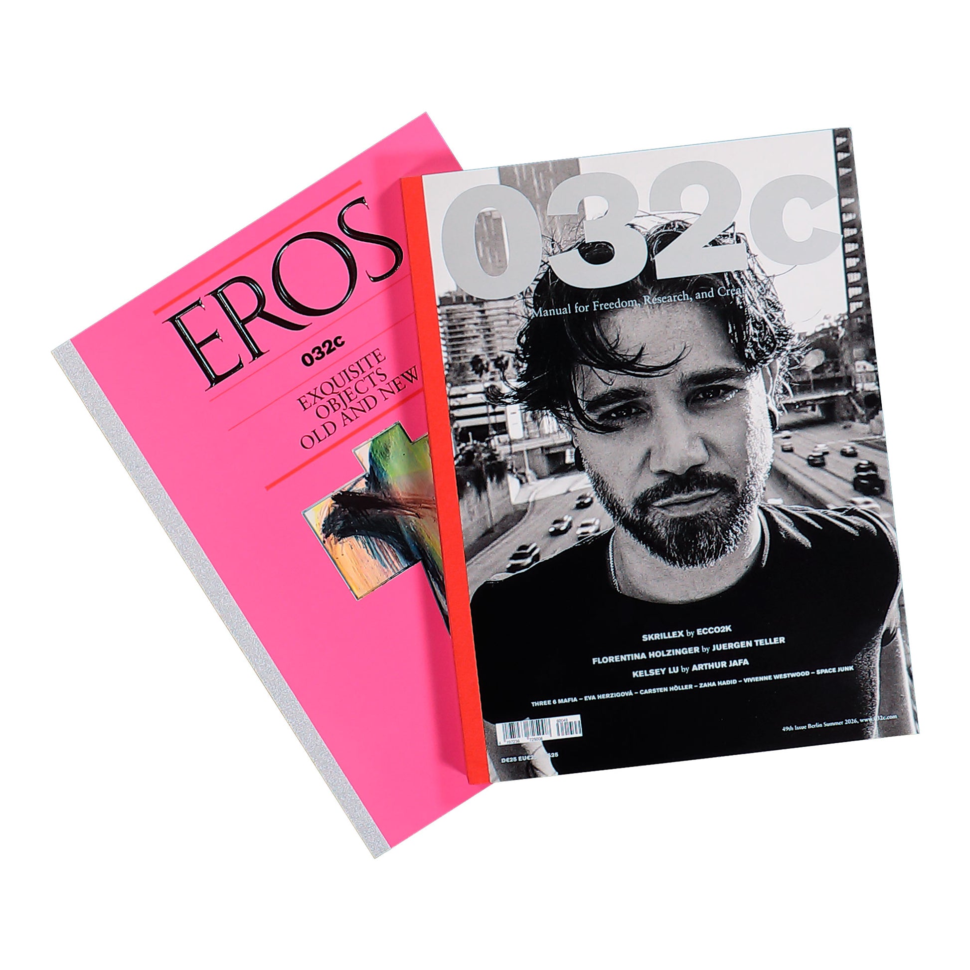 032c Magazine 49th Issue - Summer 2026 - Skrillex Cover Multicolor Magazines 032C49THSC Detail View 1 | GATE