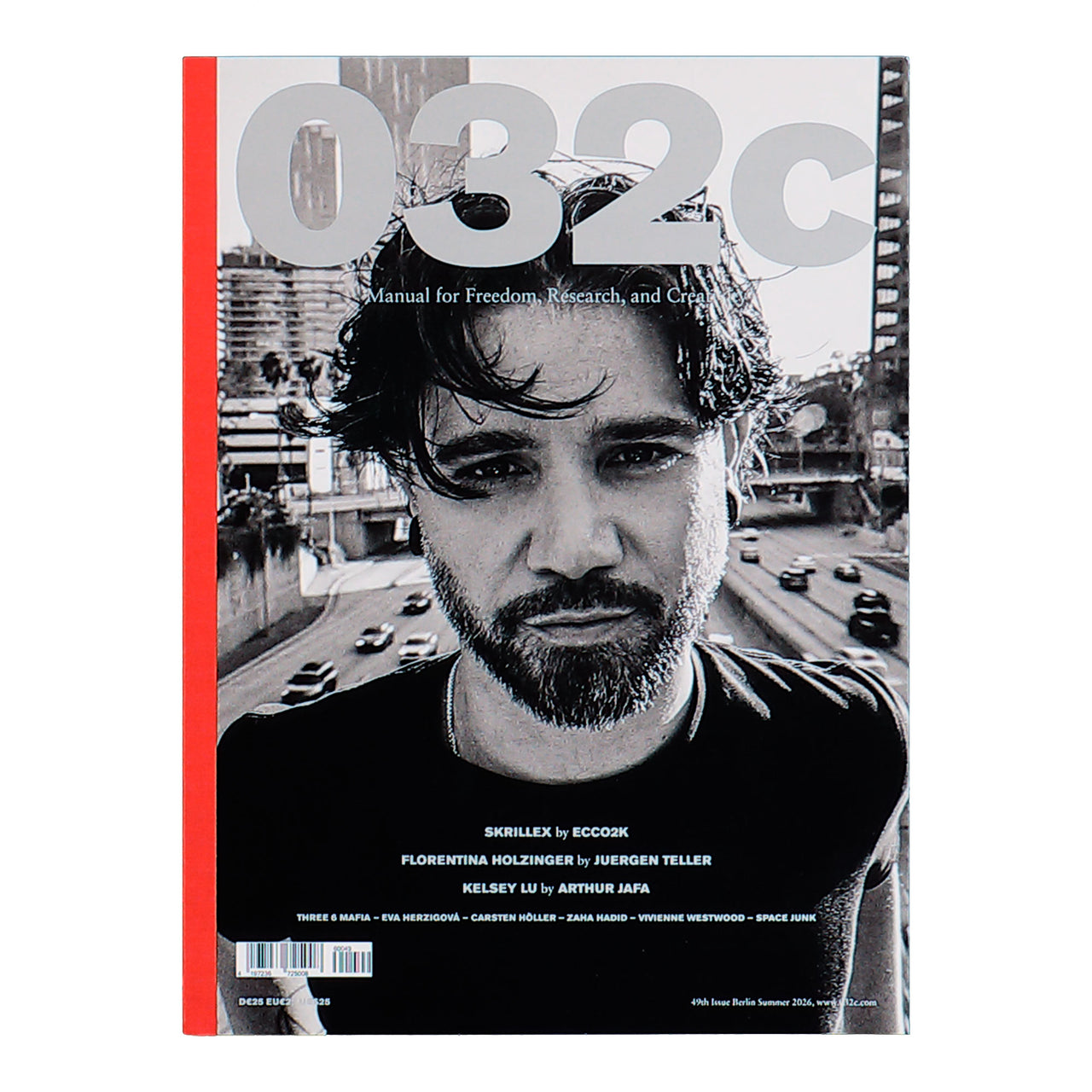 032c Magazine 49th Issue - Summer 2026 - Skrillex Cover Multicolor Magazines 032C49THSC Detail View 1 | GATE
