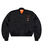 Walter Van Beirendonck Beep Beep Bomber - 3D Patches CC21 Black Jackets 1006A Detail View 1 | GATE