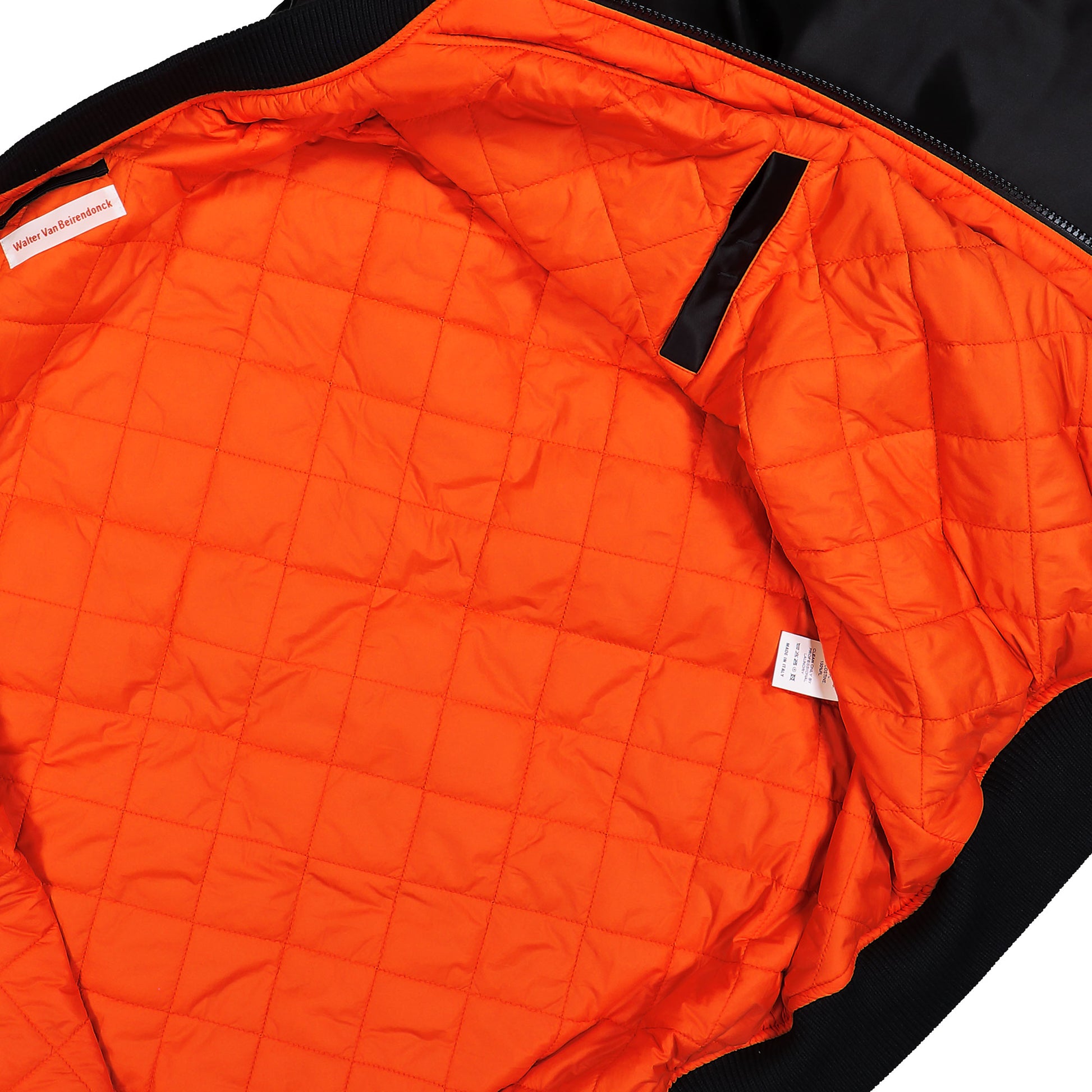 Walter Van Beirendonck Beep Beep Bomber - 3D Patches CC21 Black Jackets 1006A Detail View 5 | GATE