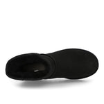 UGG W Classic Mini II  Black Boots 1016222-BLK Detail View 5 | GATE
