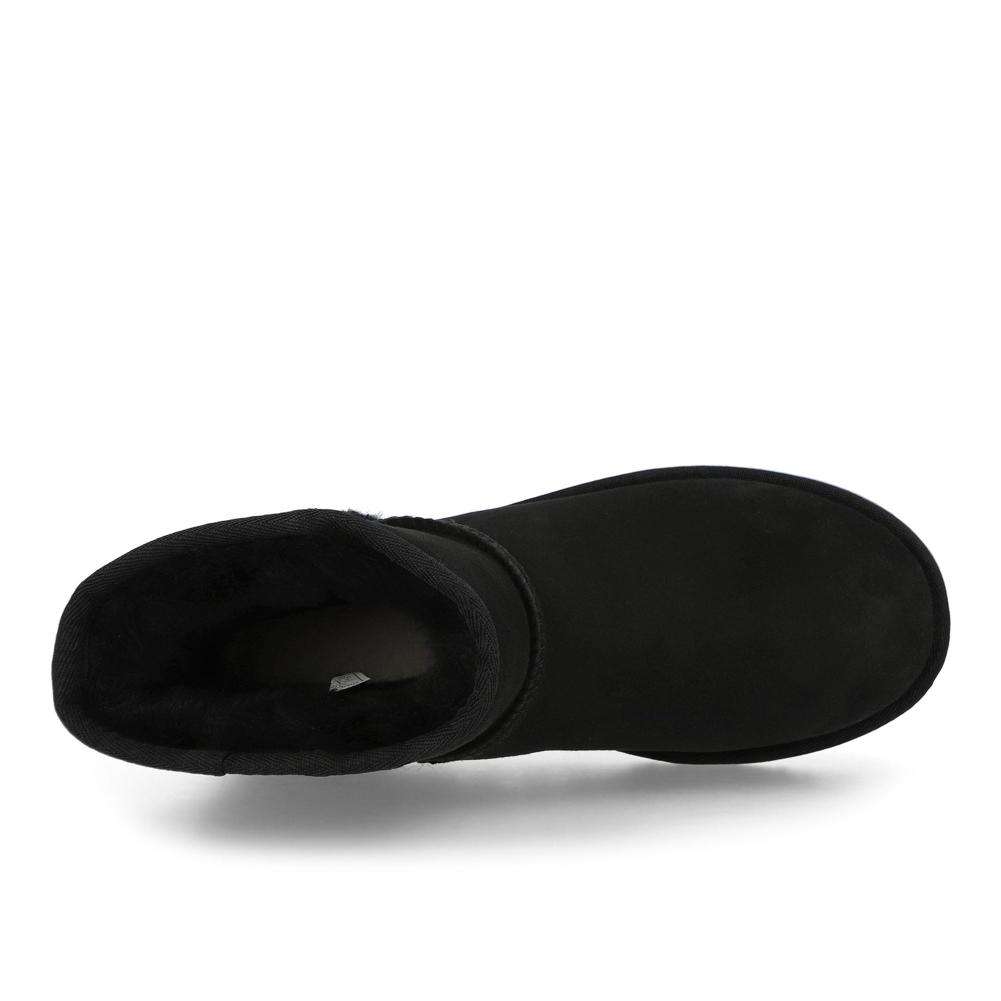 UGG W Classic Mini II  Black Boots 1016222-BLK Detail View 5 | GATE
