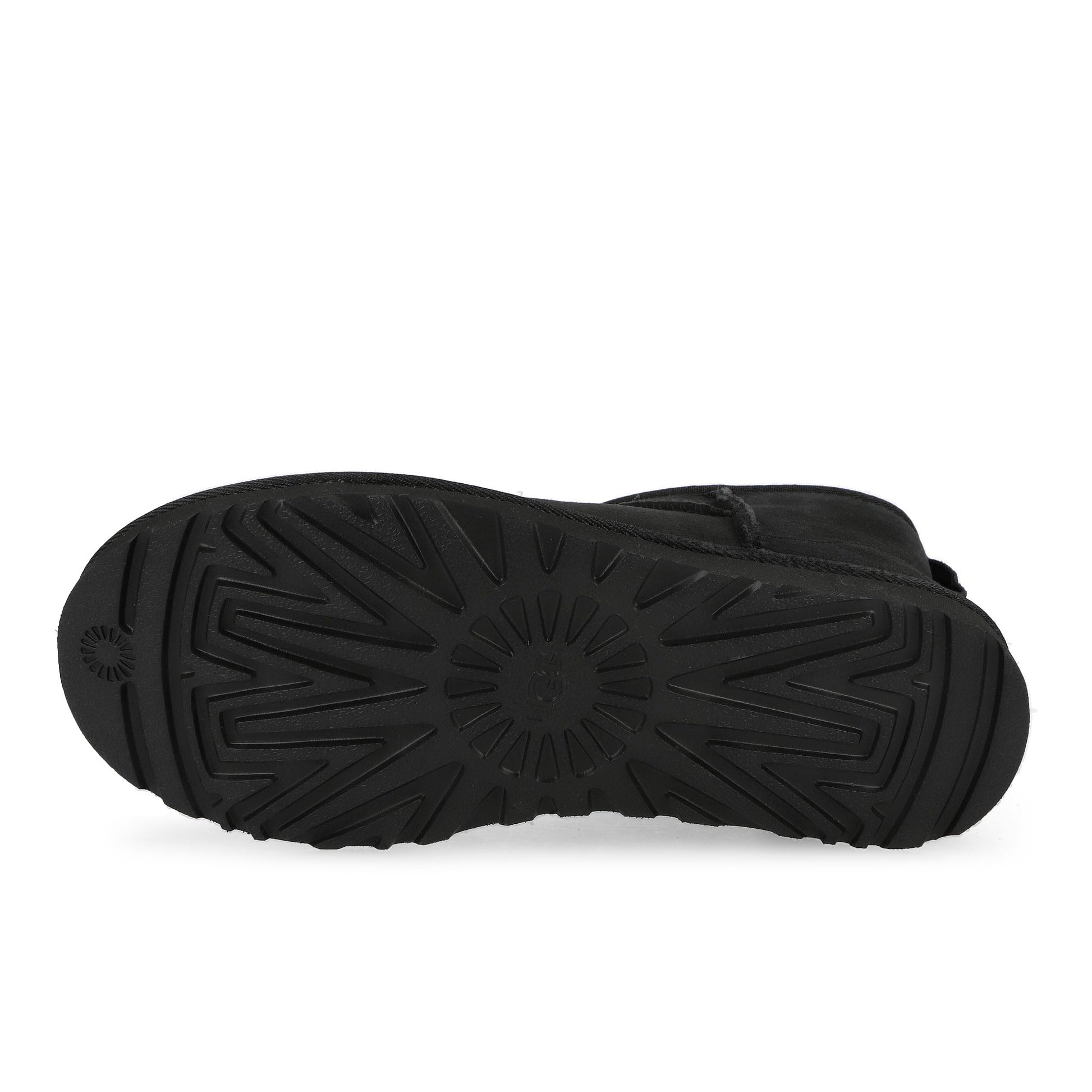 UGG W Classic Mini II  Black Boots 1016222-BLK Detail View 6 | GATE
