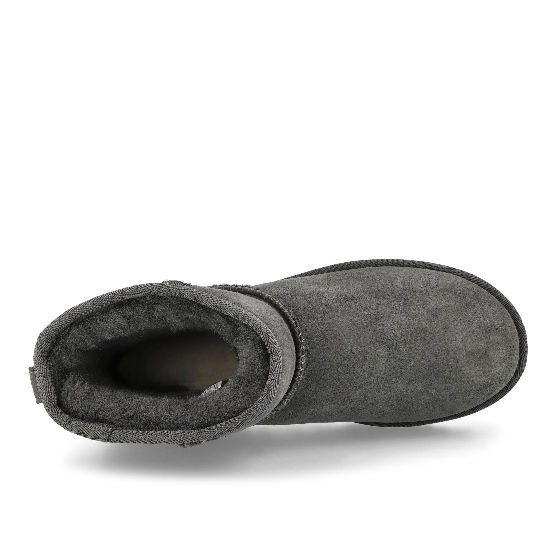 UGG W Classic Mini II Grey Boots 1016222-GREY Detail View 5 | GATE
