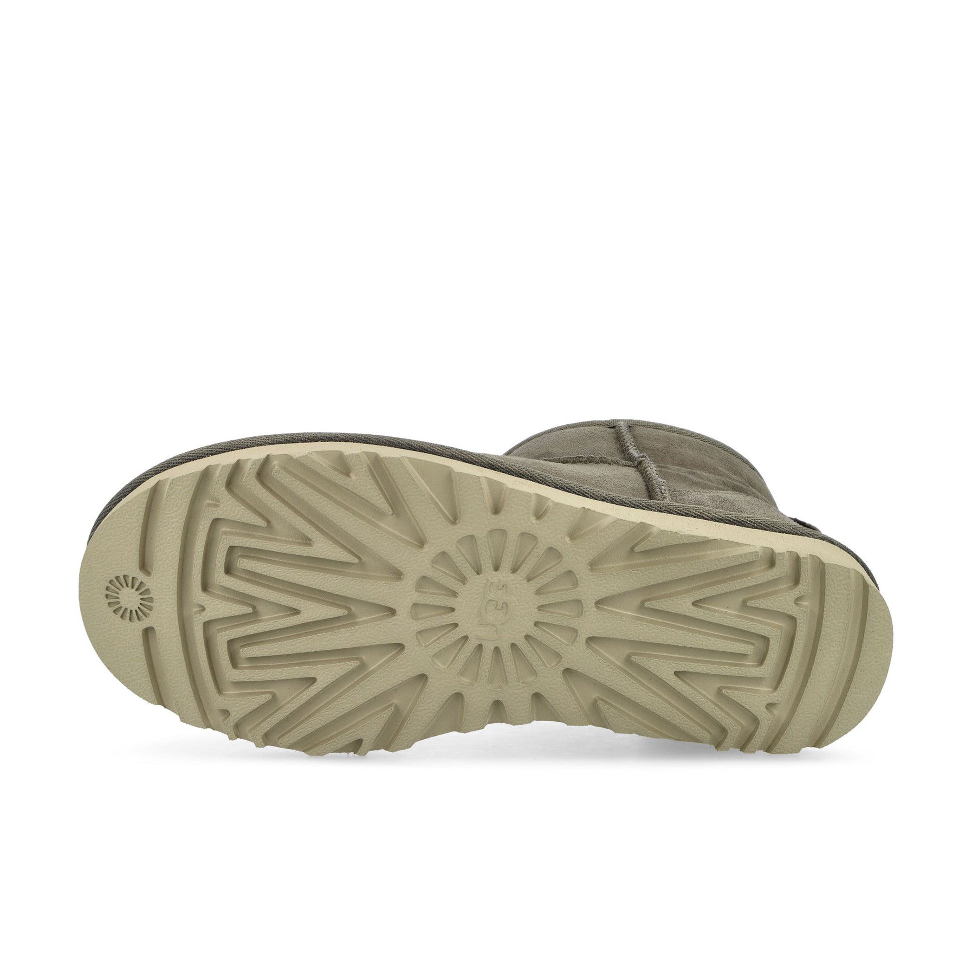 UGG W Classic Mini II Grey Boots 1016222-DDRG / Grey Detail View 6 | GATE
