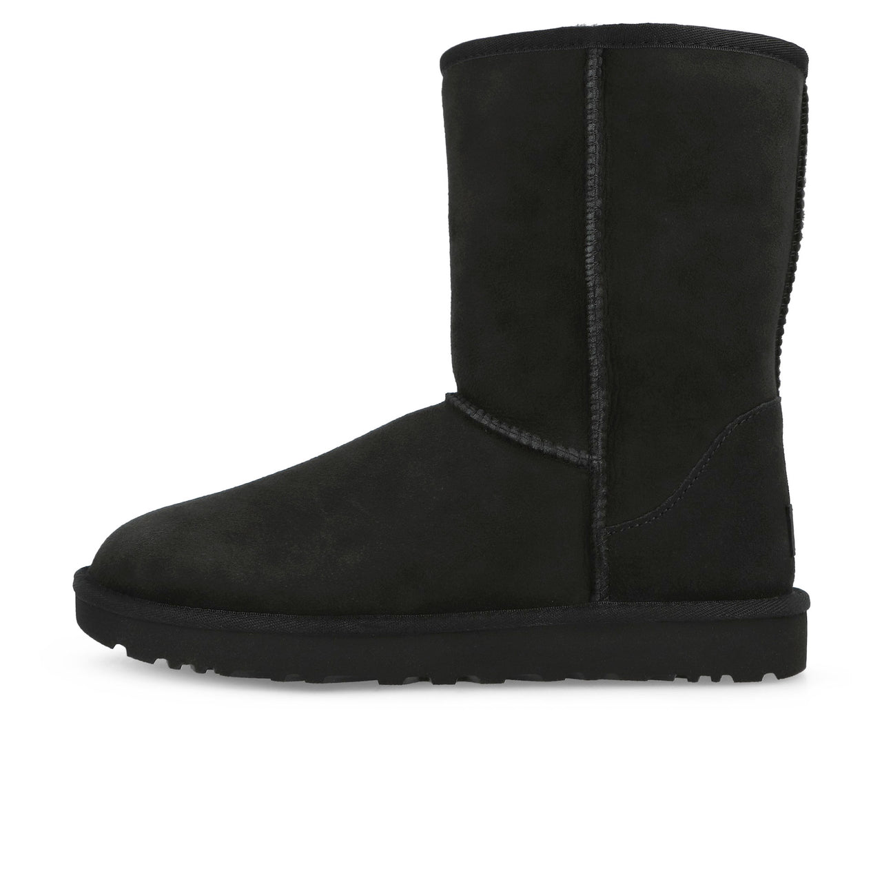 UGG W Classic Short II Black Boots 1016223-BLK Detail View 1 | GATE