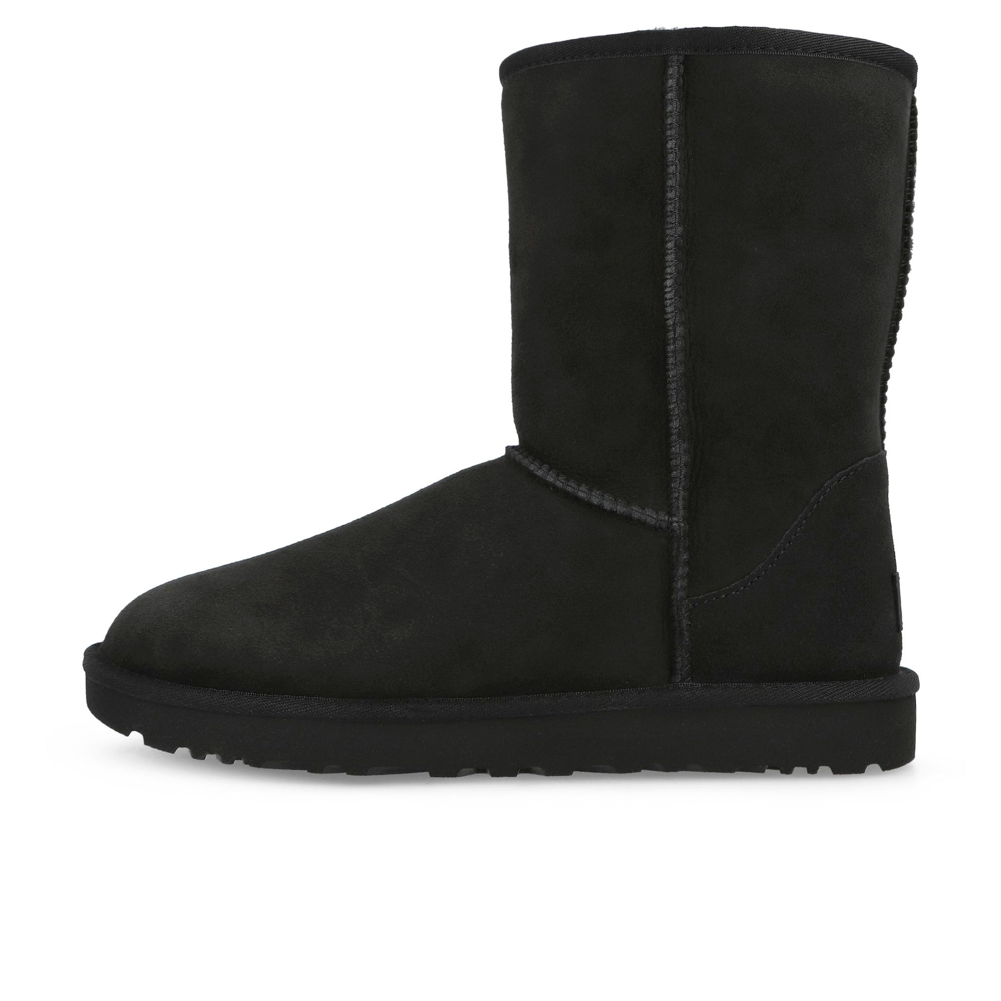 UGG W Classic Short II Black Boots 1016223-BLK Detail View 1 | GATE