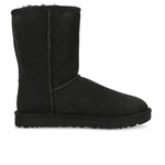 UGG W Classic Short II Black Boots 1016223-BLK Detail View 2 | GATE
