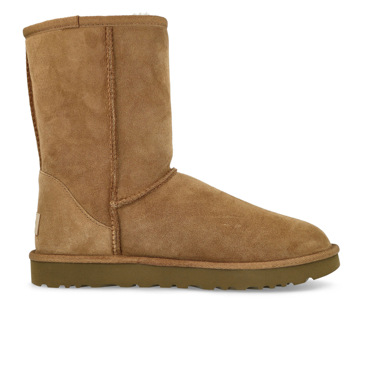 UGG W Classic Short II Chestnut Boots 1016223-CHE Detail View 1 | GATE
