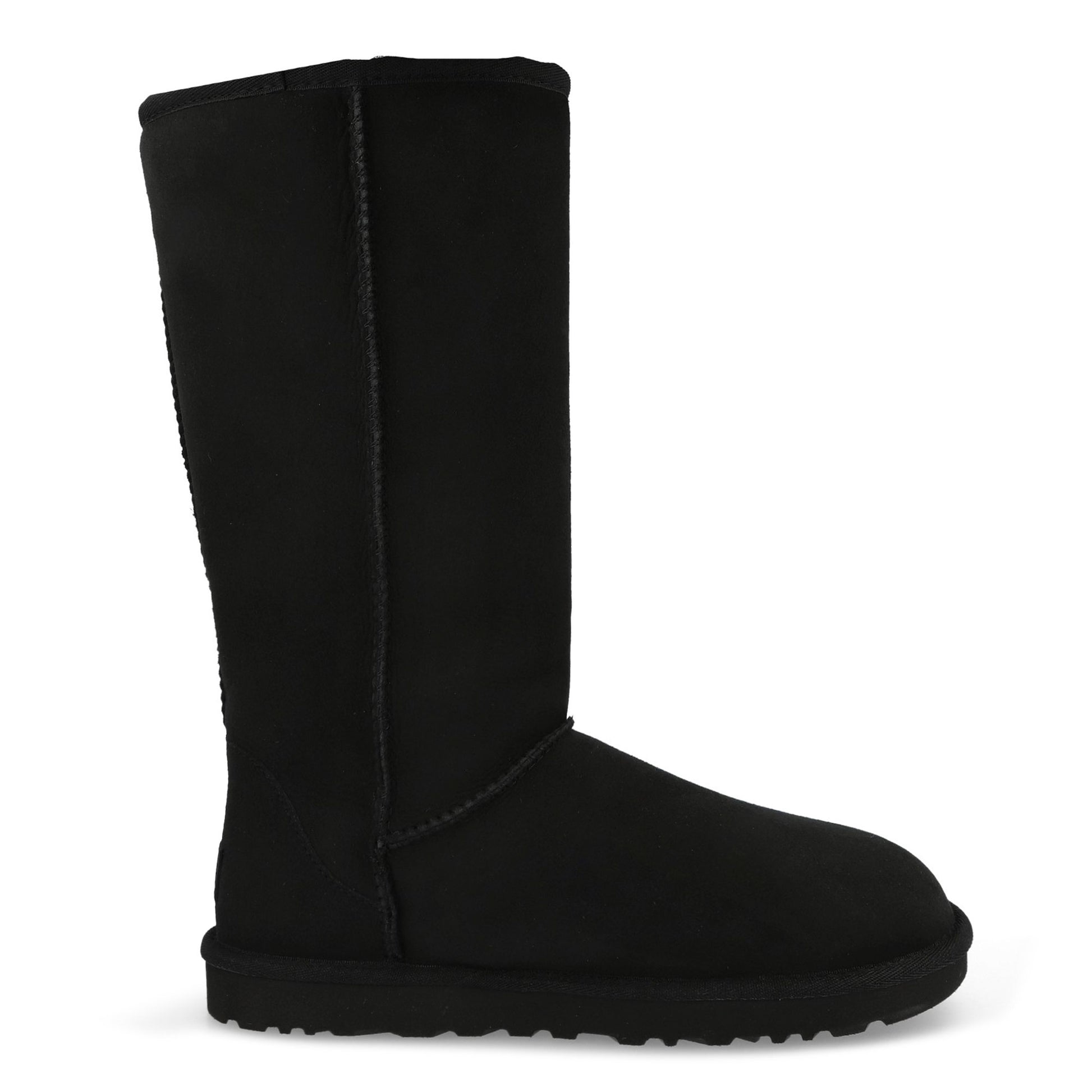 UGG  W Classic Tall II Black Boots 1016224-BLK Detail View 2 | GATE
