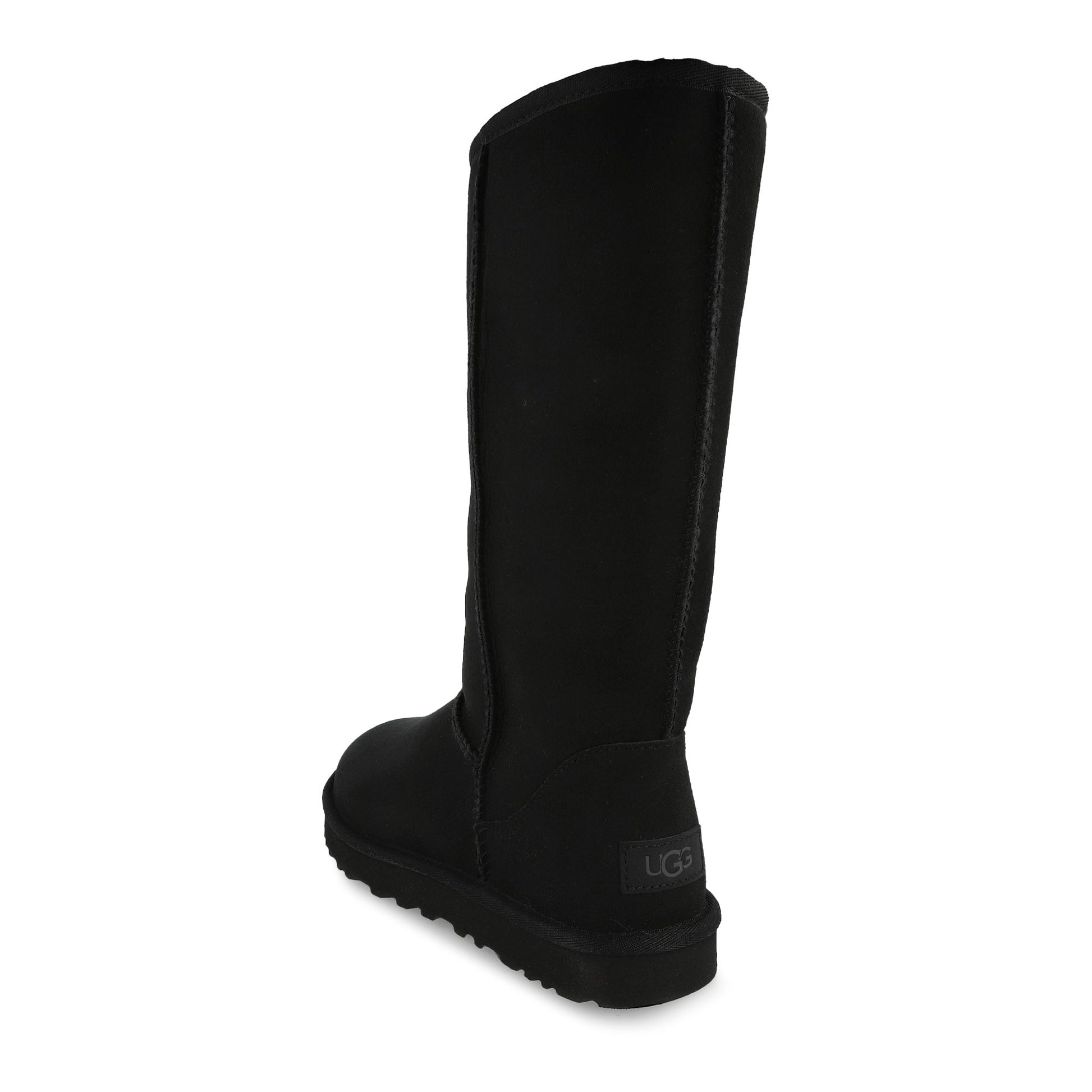 UGG  W Classic Tall II Black Boots 1016224-BLK Detail View 3 | GATE
