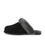 UGG W Scuffette II Black / Grey Slides 1106872-BCGR Detail View 1 | GATE