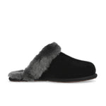 UGG W Scuffette II Black / Grey Slides 1106872-BCGR Detail View 2 | GATE