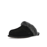UGG W Scuffette II Black / Grey Slides 1106872-BCGR Detail View 4 | GATE