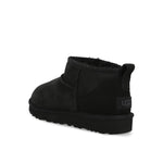 UGG  W Classic Ultra Mini Black Boots 1116109-BLK Detail View 3 | GATE
