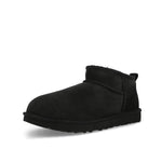 UGG  W Classic Ultra Mini Black Boots 1116109-BLK Detail View 4 | GATE
