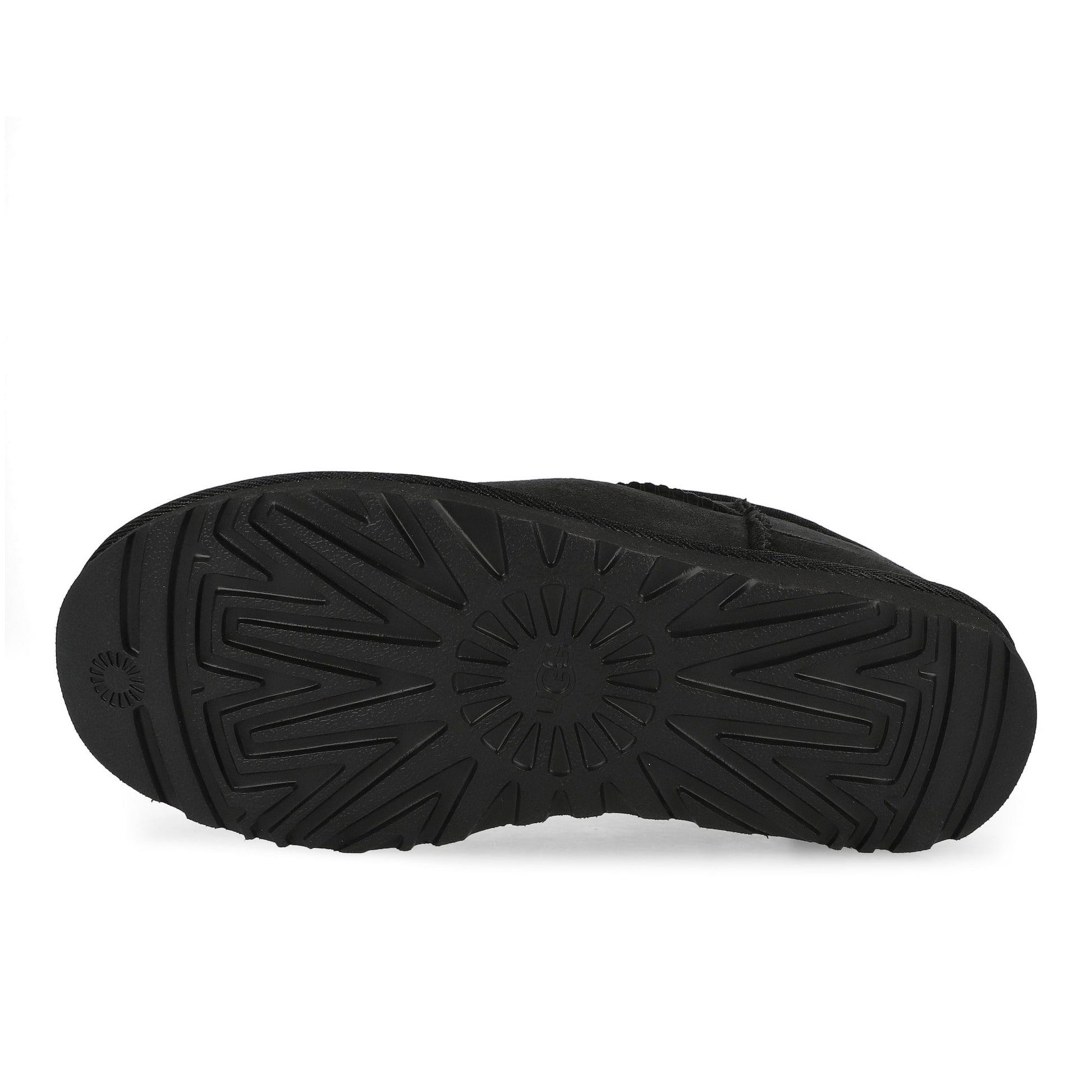UGG  W Classic Ultra Mini Black Boots 1116109-BLK Detail View 6 | GATE
