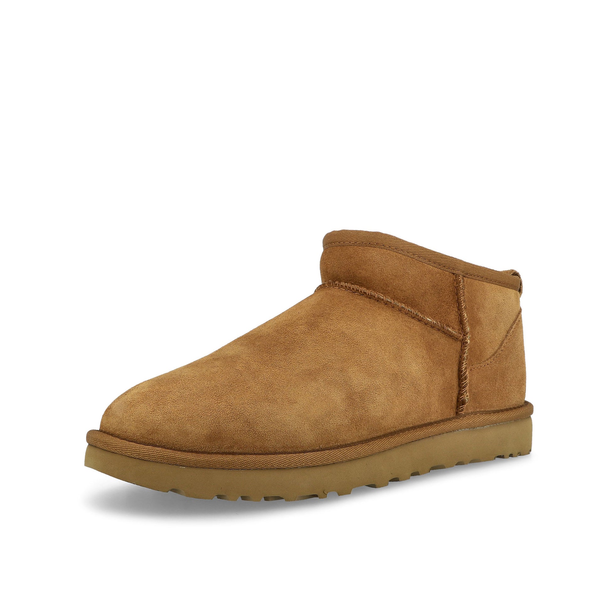 UGG W Classic Ultra Mini Chestnut Boots 1116109-CHE Detail View 4 | GATE
