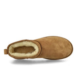 UGG W Classic Ultra Mini Chestnut Boots 1116109-CHE Detail View 5 | GATE
