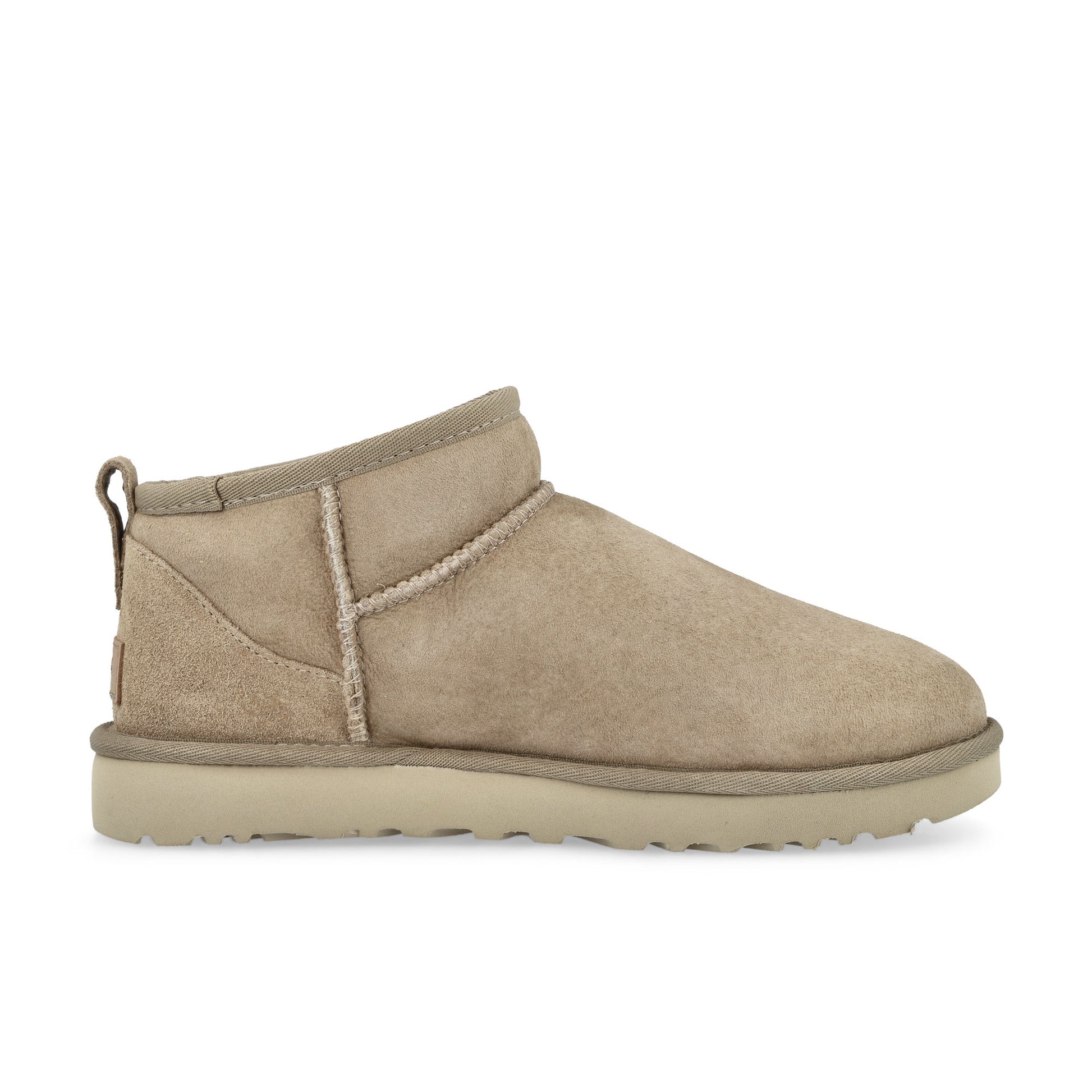 UGG W Classic Ultra Mini Sand Boots 1116109-SAN / Sand Detail View 2 | GATE
