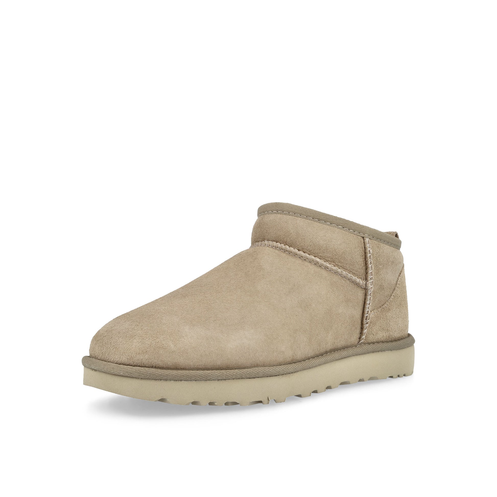 UGG W Classic Ultra Mini Sand Boots 1116109-SAN / Sand Detail View 4 | GATE
