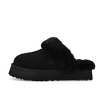 UGG W Disquette Black Slides 1122550-BLK / Black Detail View 1 | GATE
