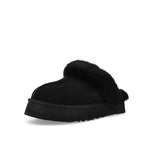 UGG W Disquette Black Slides 1122550-BLK / Black Detail View 4 | GATE
