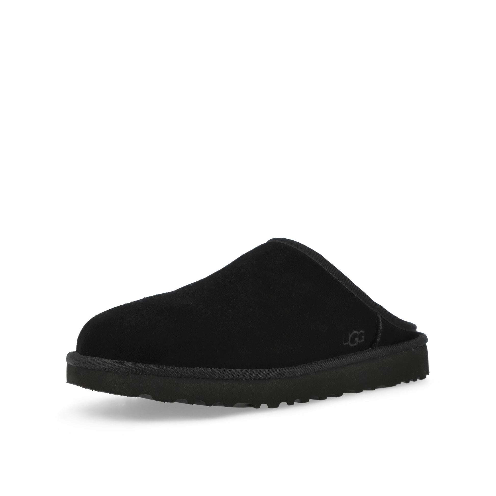 UGG M Classic Slip-On Black Slides 1129290-BLK / Black Detail View 4 | GATE
