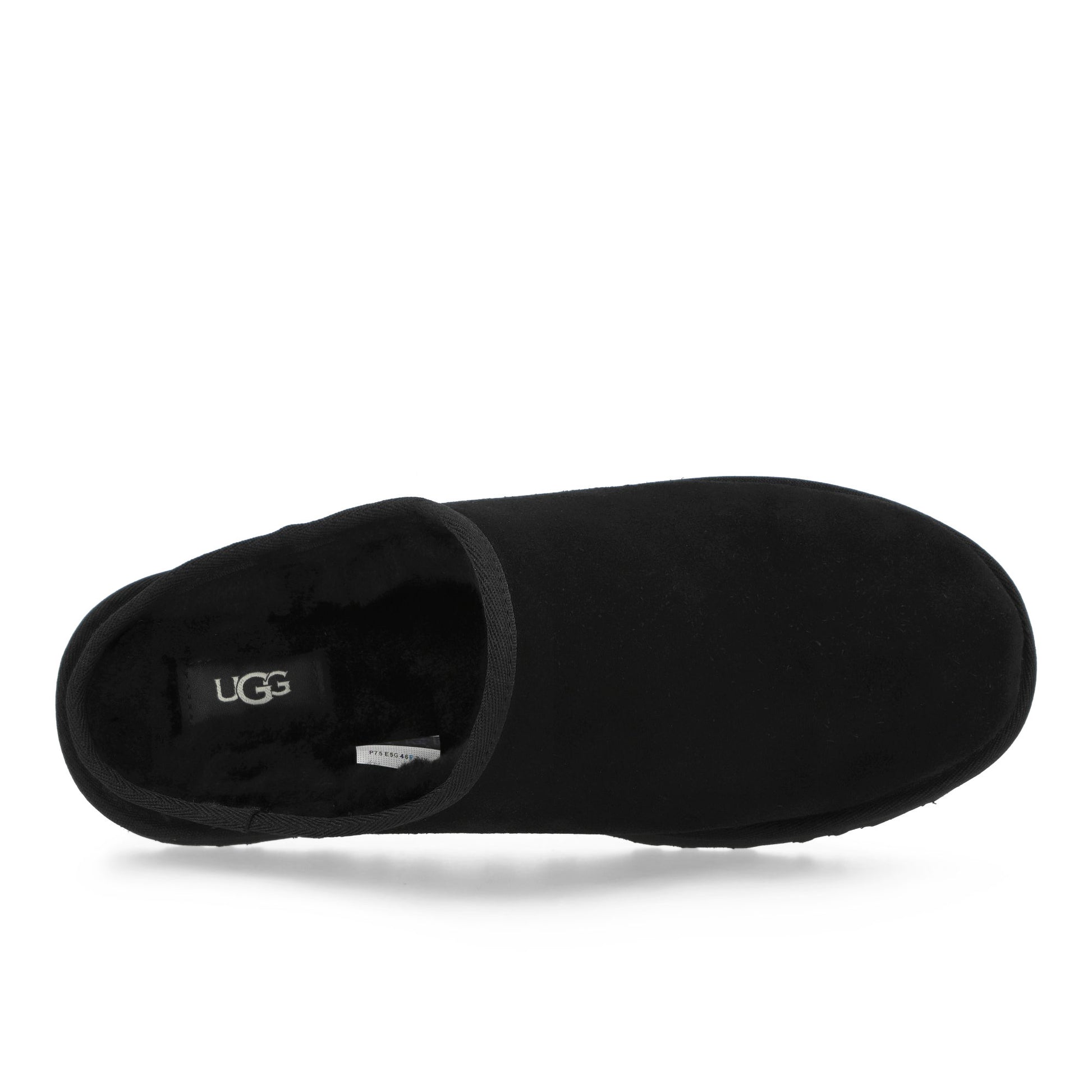UGG M Classic Slip-On Black Slides 1129290-BLK / Black Detail View 5 | GATE
