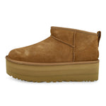 UGG  W Classic Ultra Mini Platform Chestnut Boots 1135092-CHE Detail View 1 | GATE
