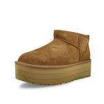 UGG  W Classic Ultra Mini Platform Chestnut Boots 1135092-CHE Detail View 4 | GATE

