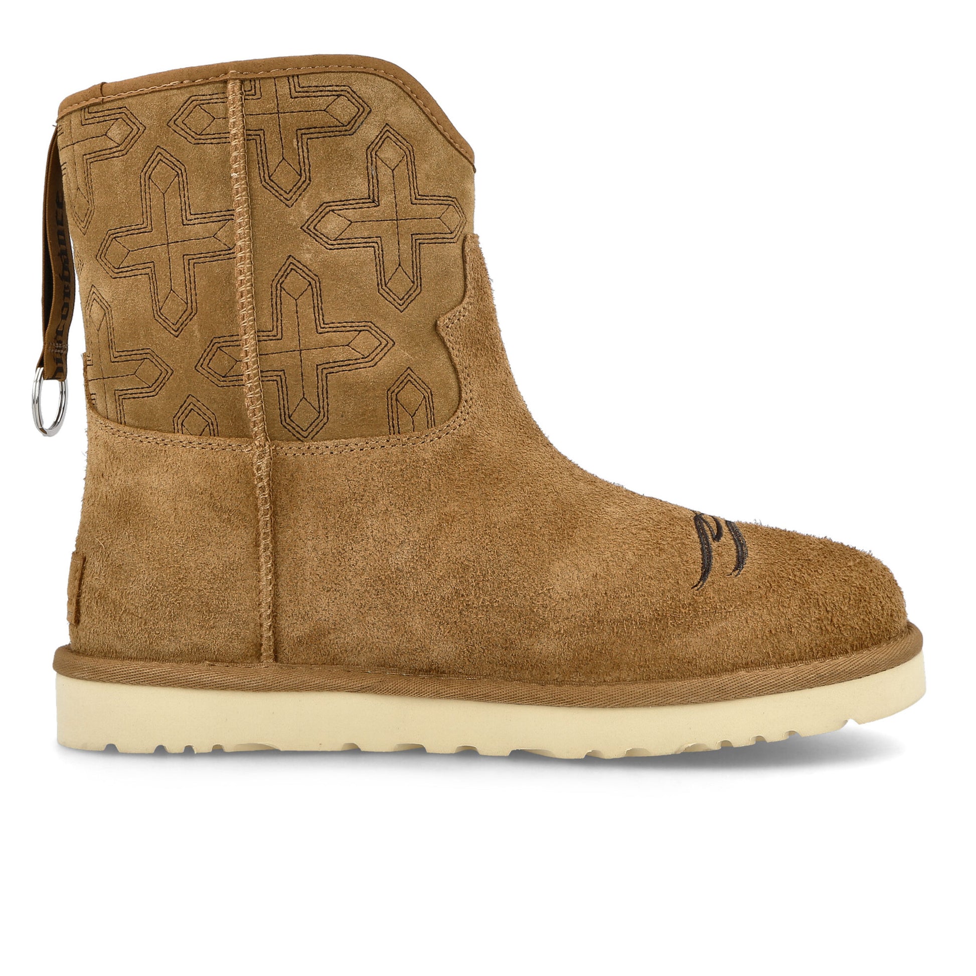 Children Of The Discordance x UGG  Classic Short Chestnut Boots 1136610-CHE Detail View 2 | GATE
