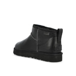 UGG M Classic Ultra Mini LTHR Regen Black Boots 1158191-BLK Detail View 3 | GATE