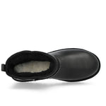 UGG M Classic Ultra Mini LTHR Regen Black Boots 1158191-BLK Detail View 5 | GATE